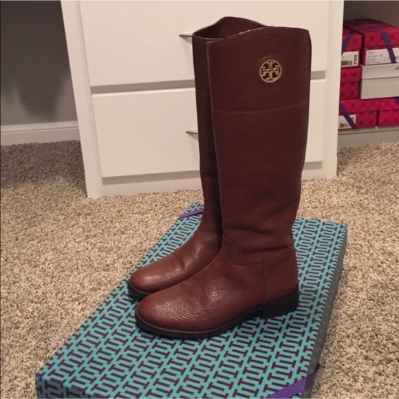 Authentic Tory Burch Riding Boots - Picture 1 of 2